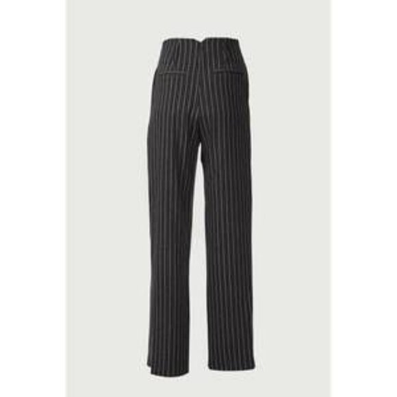 NEW IN THE MOOD FOR LOVE clyde striped pants in antracite - Picture 4 of 5